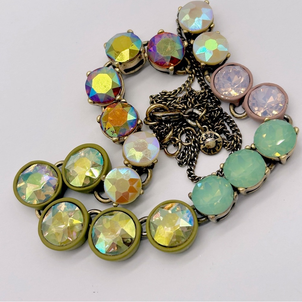 J. Crew Rainbow Brulee Crystal AB Necklace - Picture 7 of 7